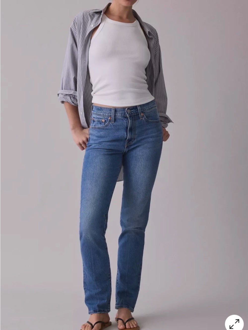 NWT Levi’s Wedgie high rise tapered leg - Picture 2 of 5